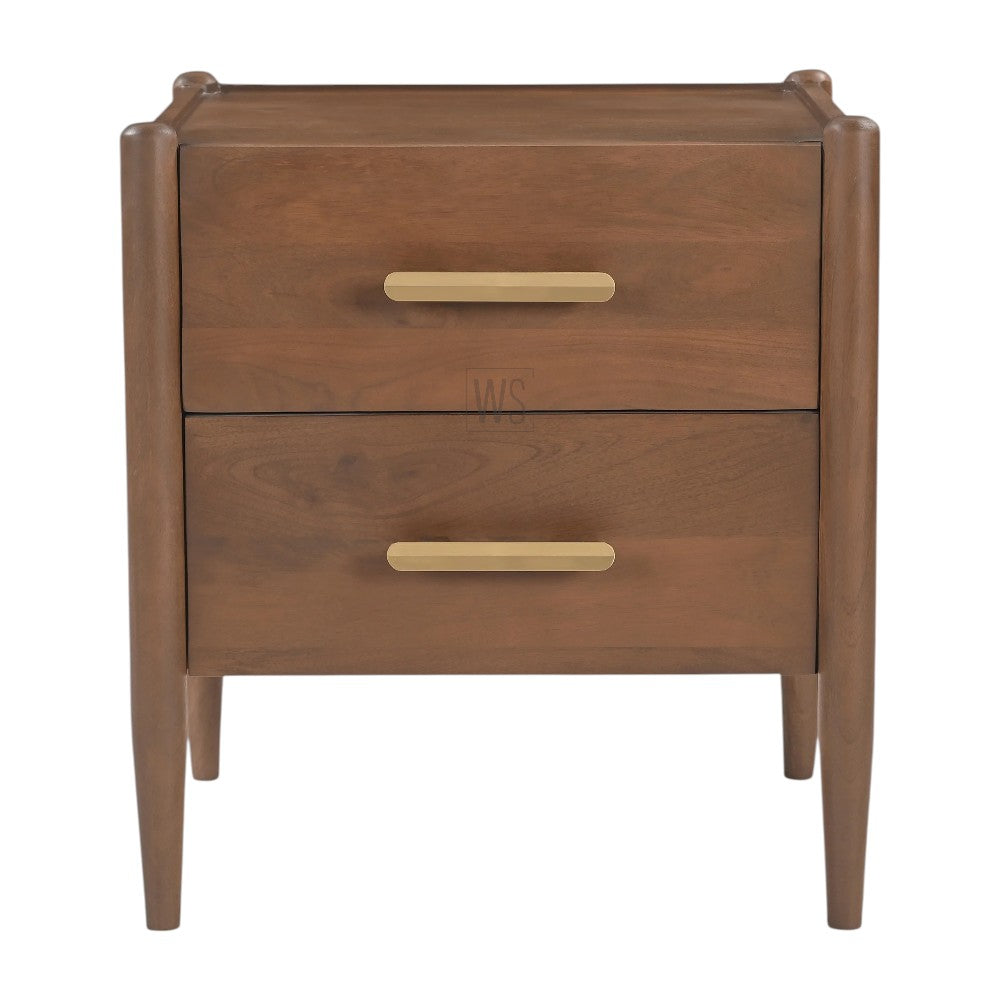 Brioak Nightstand Bed Side Table | Teak Wood