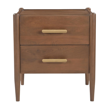 Brioak Nightstand Bed Side Table | Teak Wood
