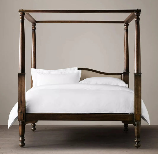 The Vaibhav Four Poster bed | Sheesham Wood
