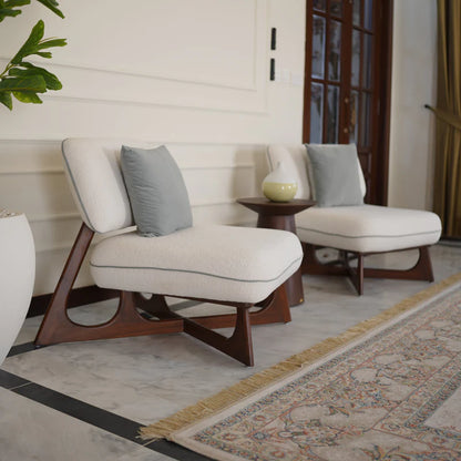Soothe Accent Chair | Teak Wood