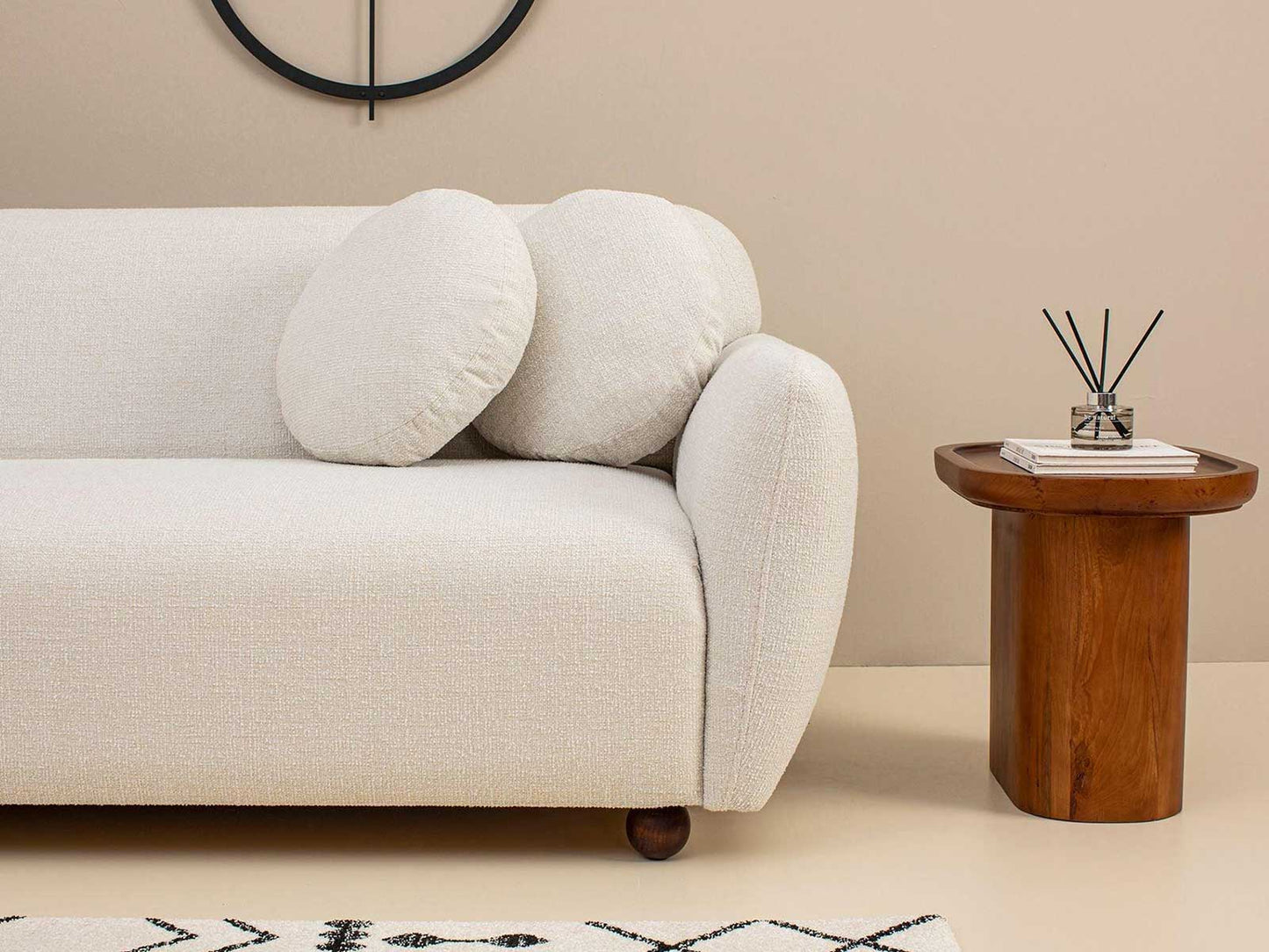 The Eidolon Three Seater Sofa | White
