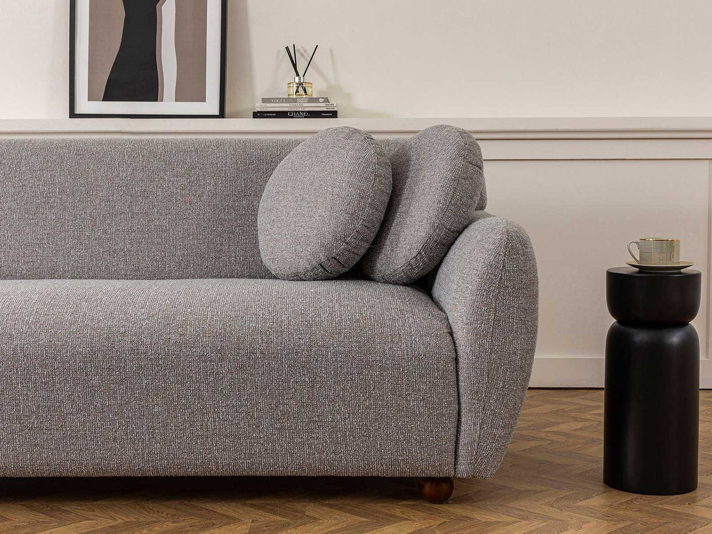 The Eidolon Three Seater Sofa | Light Grey