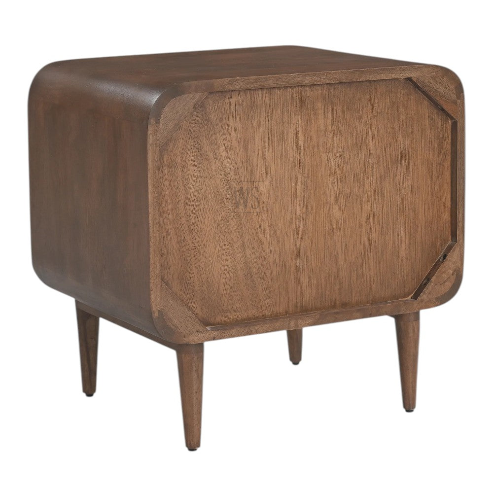 Dovetail Nightstand Bed Side Table | Teak Wood