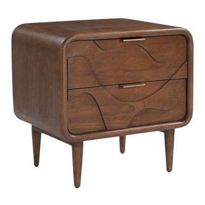 Dovetail Nightstand Bed Side Table | Teak Wood