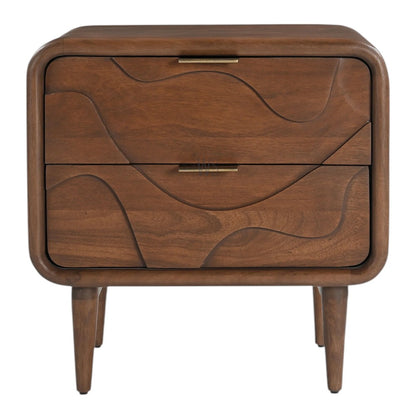 Dovetail Nightstand Bed Side Table | Teak Wood