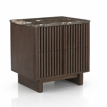 Elmora Nightstand Bed Side Table | Teak Wood