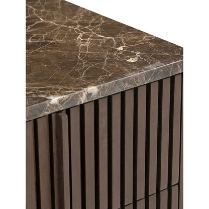 Elmora Nightstand Bed Side Table | Teak Wood