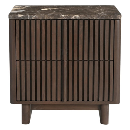 Elmora Nightstand Bed Side Table | Teak Wood