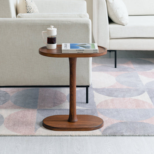 The Dune Side and End Table| Solid Wood