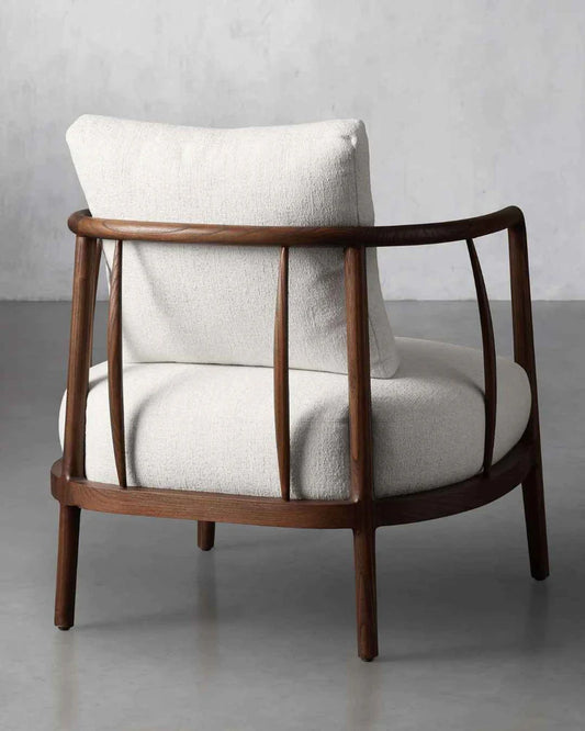 The Bavarian Lounge Chair | Sheesham Wood | Natural Finish