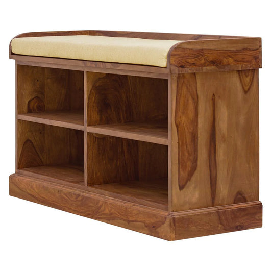 Heritage Shoe Rack #3 | Sheesham Wood