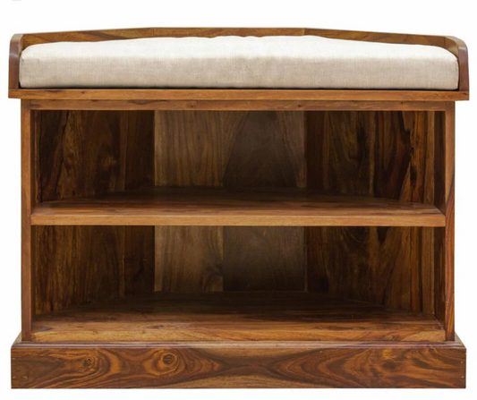 Heritage Shoe Rack #4 | Sheesham Wood