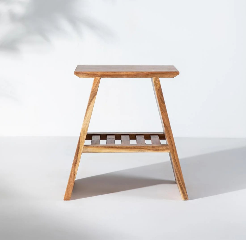 The Dune Crest side Table | Acacia Wood