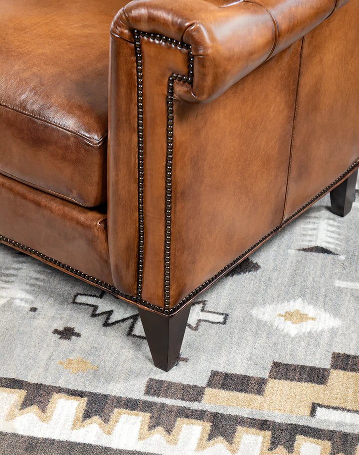 The Statesman Chesterfield Three Seater Sofa | Genuine Leather