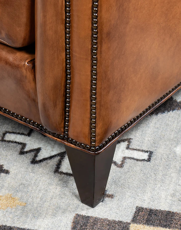 The Statesman Chesterfield Three Seater Sofa | Genuine Leather