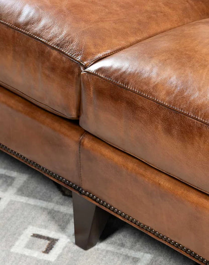 The Statesman Chesterfield Three Seater Sofa | Genuine Leather