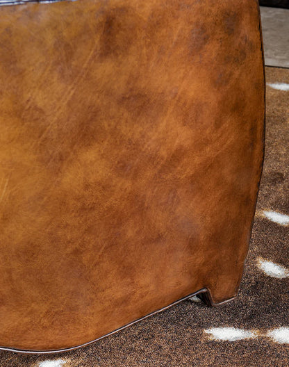 The Chronicler Chesterfield Three Seater Sofa | Caramel Brown