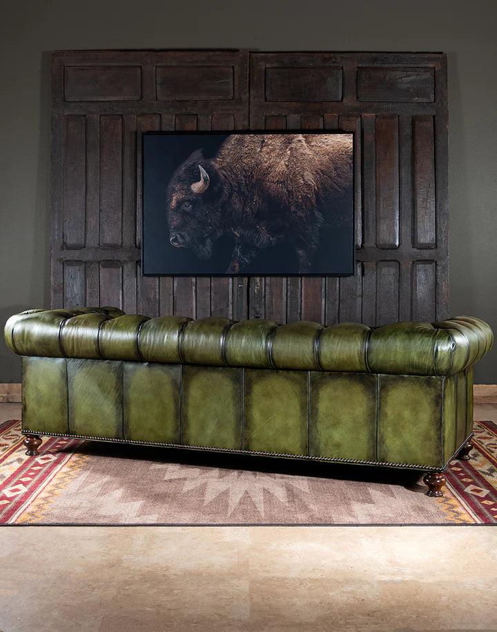 The Fireside Chesterfield Three Seater Sofa | Genuine Leather