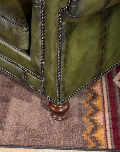The Fireside Chesterfield Three Seater Sofa | Genuine Leather