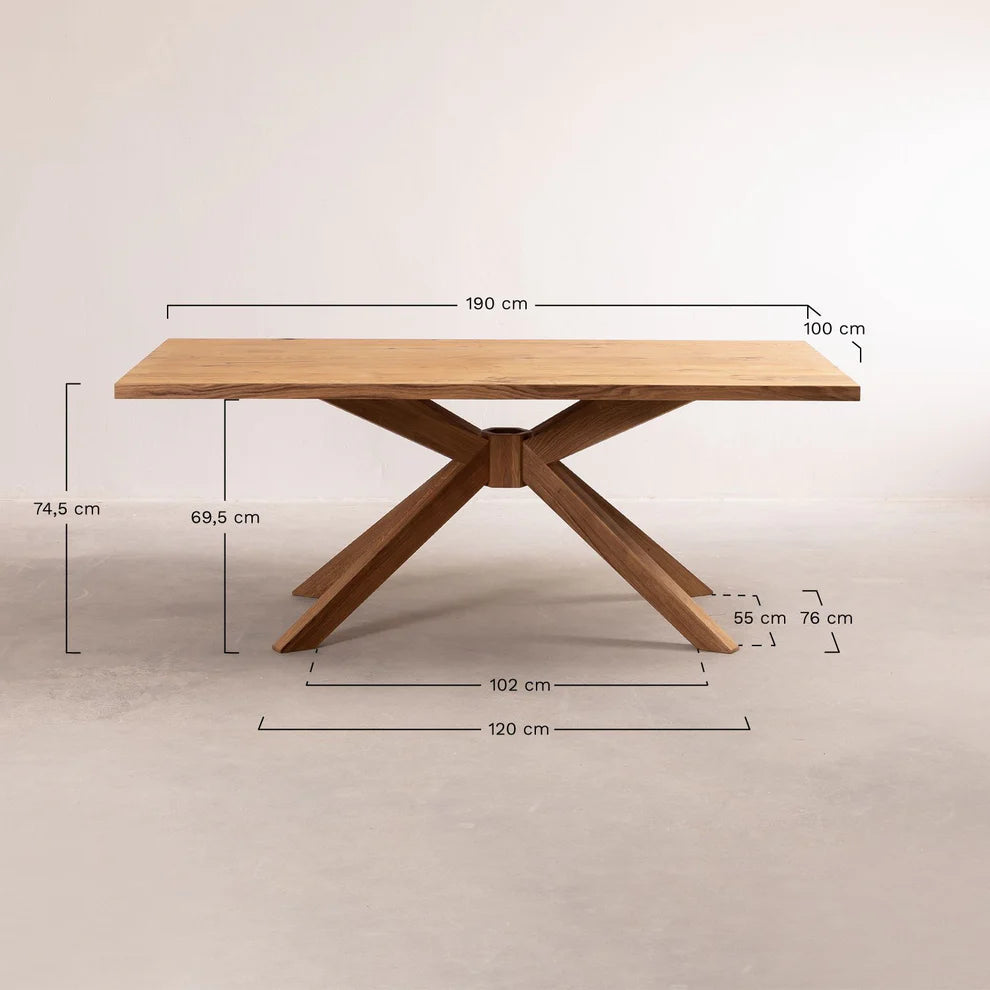 The Mistria Dining Table | Acacia Wood