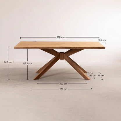 The Mistria Dining Table | Acacia Wood