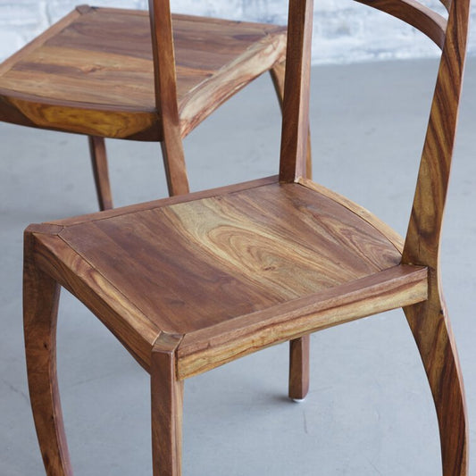 The Sequoia 6 Seater Dining Set | Sheesham Wood | Honey Finish