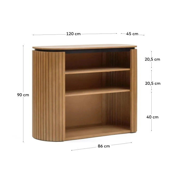 Mist Console Table & Low Cabinet | Solid Wood