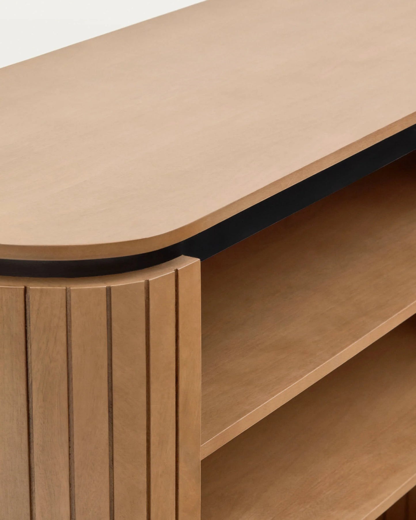 Mist Console Table & Low Cabinet | Solid Wood