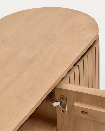 Mist TV Console Unit | Solid Wood