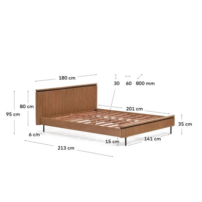 Mist Bed | Solid Wood