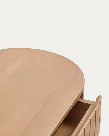 Mist Bed Side Table | Solid Wood