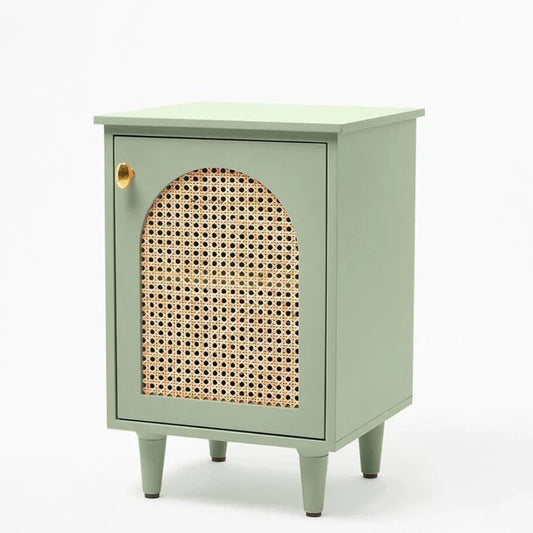 The Noctuary Grey Bed Side Table | Mango Wood