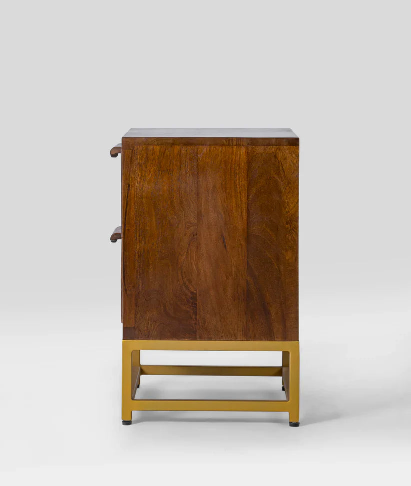 The Fallow Bed Side Table | Mango Wood