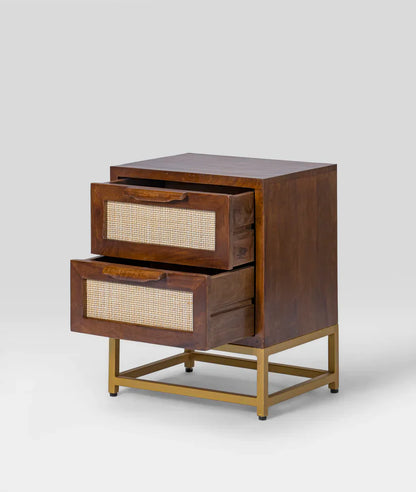 The Fallow Bed Side Table | Mango Wood