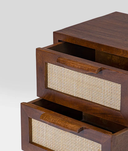 The Fallow Bed Side Table | Mango Wood
