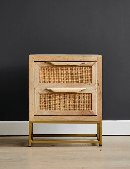 The Fallow Bed Side Table | Mango Wood
