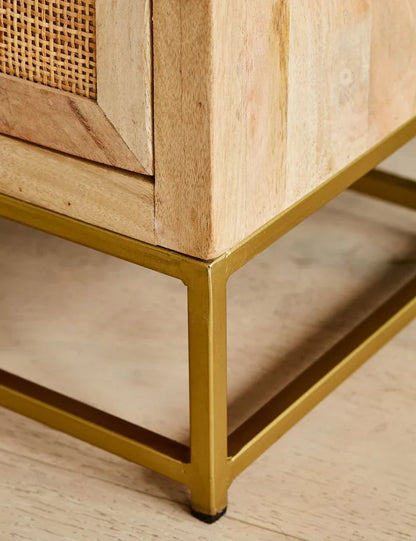 The Fallow Bed Side Table | Mango Wood