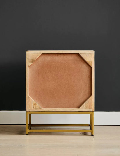 The Fallow Bed Side Table | Mango Wood