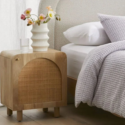 The Marrow Bed Side Table | Mango Wood