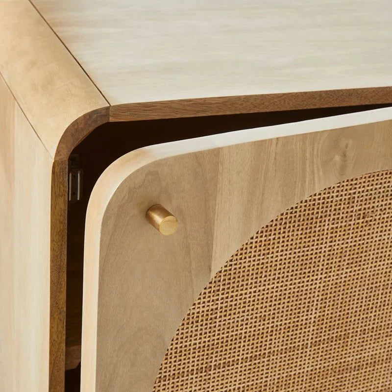 The Marrow Bed Side Table | Mango Wood