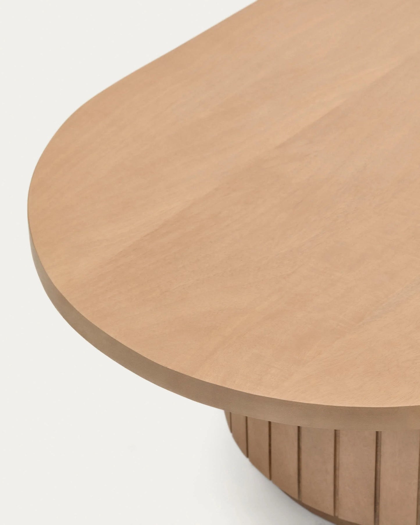 Mist Ovel Center Coffee Table | Solid Wood
