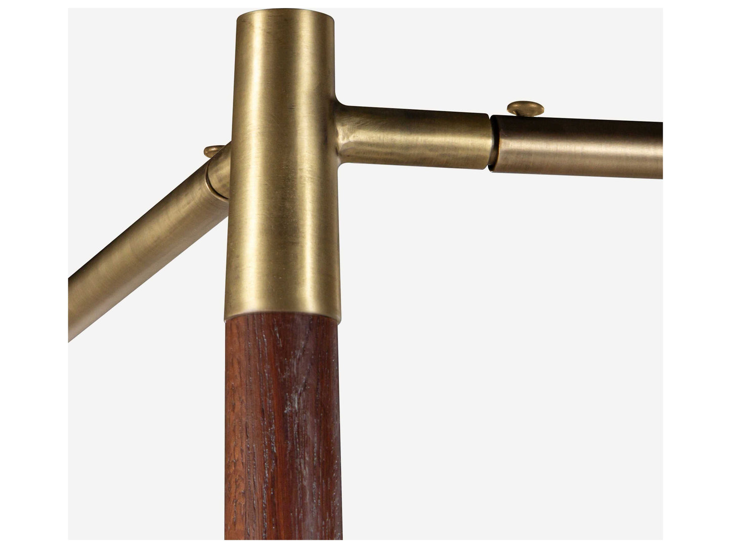 The Linear Canopy Bed | Oak Wood