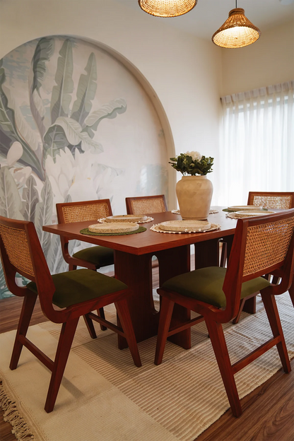The Mage Dining Set | Teak Wood