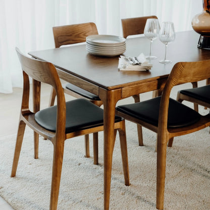 Verdano 6 Seater Dining Table | Teak Wood