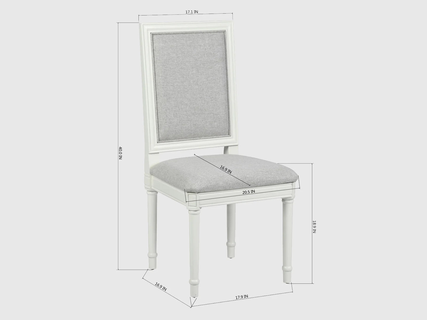 The Stockholm 4 Seater Dining Set | Mango Wood | White