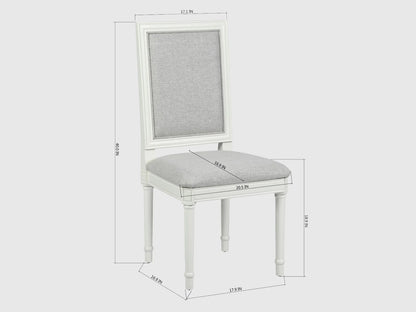 The Stockholm 4 Seater Dining Set | Mango Wood | White