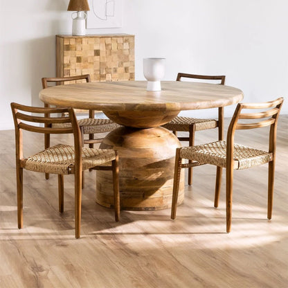 Bellagio Dining Table | White Finish | Solid Wood