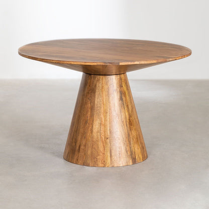 Elysian Round Dining Table Wooden | Honey Finish