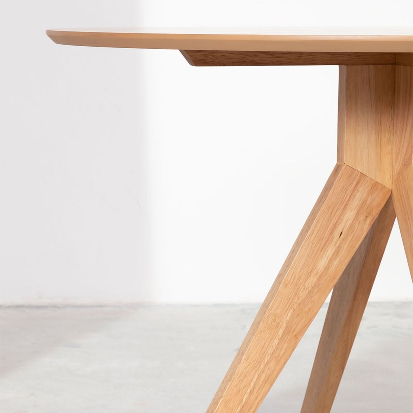Enrica Dining Table Wooden | Natural Finish