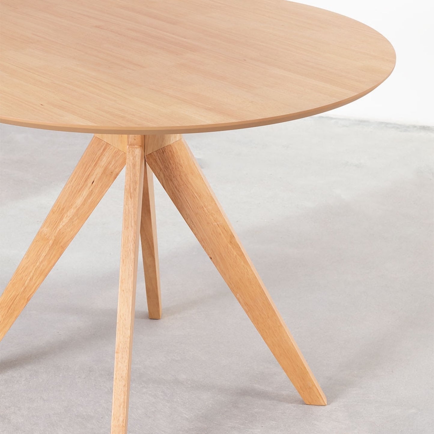 Enrica Dining Table Wooden | Natural Finish